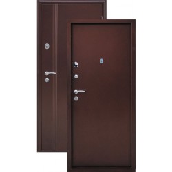 Дверь стальная Город Мастеров ИРТЫШ (медь-медь),сталь 1,5 мм, 2 замка.